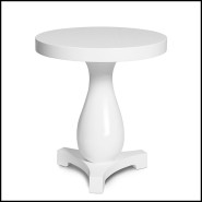 Table d'Appoint 145 - Droppy Blanc - Lumineuse Pacific Compagnie.
