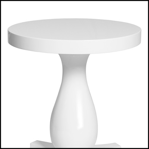 Table d'Appoint 145 - Droppy Blanc - Intérieur Pacific Compagnie.