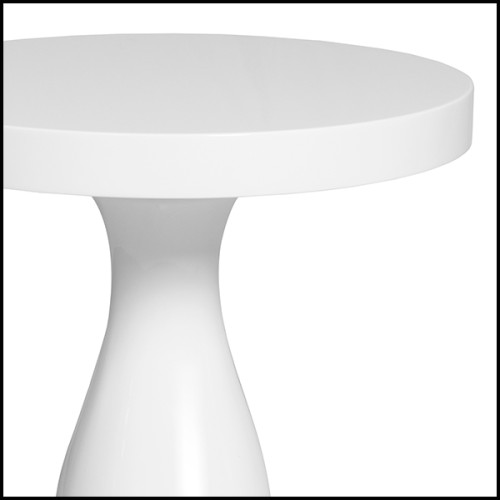 Table d'Appoint 145 - Droppy Blanc - Pure Pacific Compagnie.