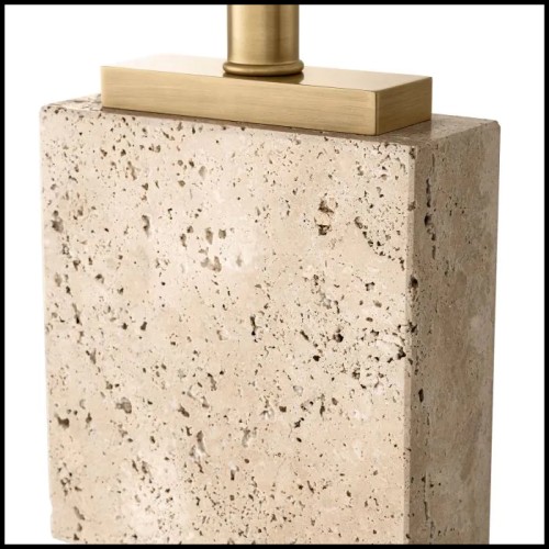 Newton Travertine Floor Lamp - Eichholtz