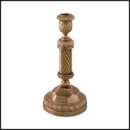 Candle Holder  24 - Carnier - Vintage Brass - Pacific Compagnie.