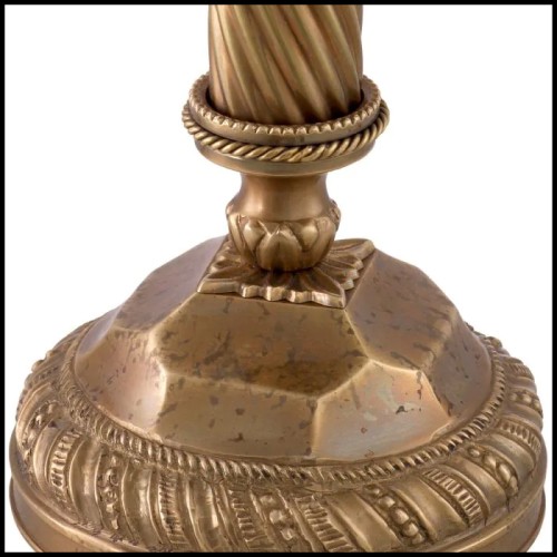 Candle Holder  24 - Carnier - Vintage Brass - Pacific Compagnie.