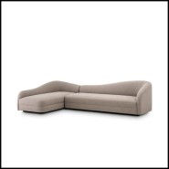 Canapé 24 - Divisadero Lounge | Sofa Divisadero - Contemporary sofa with black base and grey upholstery - Pacific Compagnie.