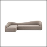 Canapé 24 - Divisadero Lounge | Sofa Divisadero - Modern grey sofa with black base - Pacific Compagnie.