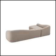 Canapé 24 - Divisadero Lounge | Sofa Divisadero - Sleek greige dream sofa with black legs - Pacific Compagnie.