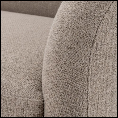 Canapé 24 - Divisadero Lounge | Sofa Divisadero - Black base sofa with grey cushions - Pacific Compagnie.