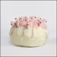 Pouf 188 - Flamingo, décoratif - Pacific Compagnie.