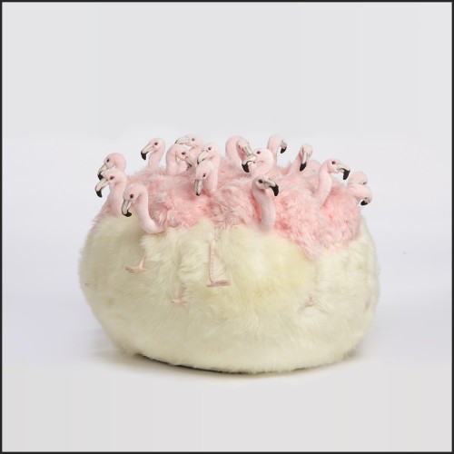 Pouf 188 - Flamingo, salon - Pacific Compagnie.