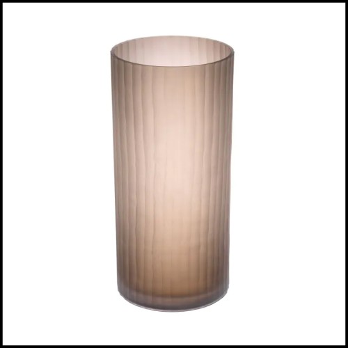 Vase 24 - Haight S Brown, marron - Pacific Compagnie.