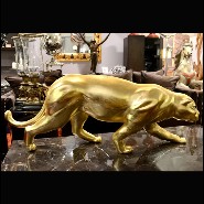Sculpture PC - Panthère Or - Luxe discret - Pacific Compagnie.