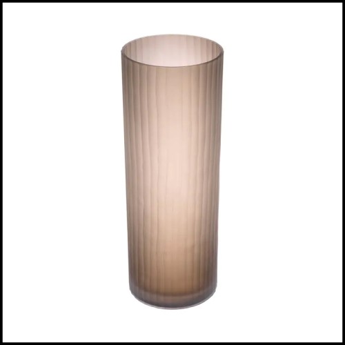 Vase 24 - Haight M Brown, marron - Pacific Compagnie.