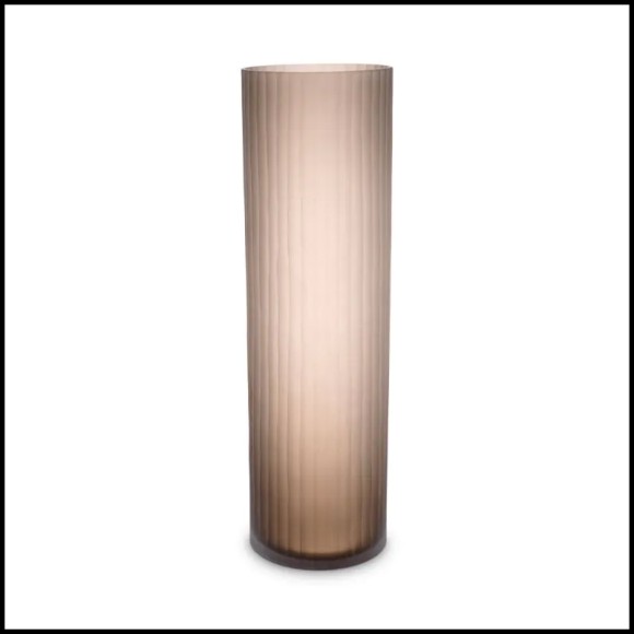 Vase 24 - Haight L Brown, marron - Pacific Compagnie.