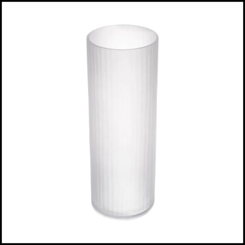 Vase 24 - Haight M White, blanc - Pacific Compagnie.