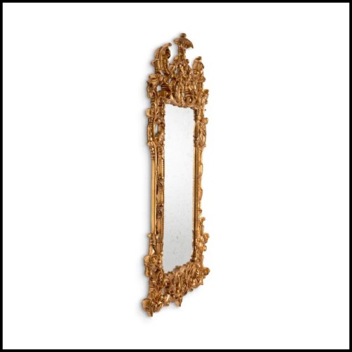 Miroir 24 - Rococo - Luxury iron accent antique mirror glass - Pacific Compagnie.