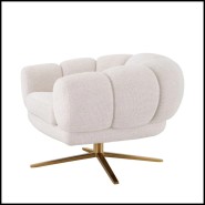 Fauteuil Pivotant 24 - Sunset - Stylish swivel chair for living room decor - Pacific Compagnie.