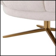 Fauteuil Pivotant 24 - Sunset - Luxury swivel chair with sleek Sunset finish - Pacific Compagnie.