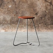 Tabouret 09 - Belga - Style vintage - Pacific Compagnie.