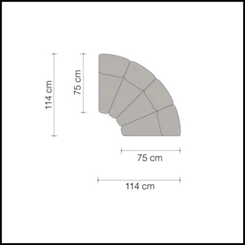Canapé 24 - Hillman corner - Pacific Compagnie.