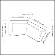 Canapé 24 - Malaga L - Pacific Compagnie.