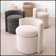 Tabouret 24 - Arcadia White - Pacific Compagnie.