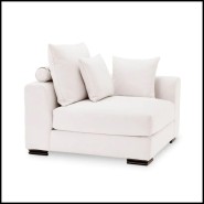 Canapé 24 - Clifford corner - Modern corner sofa with black feet and pine wood frame - Pacific Compagnie.