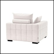 Canapé 24 - Clifford corner - Luxurious corner sofa with pine wood construction and sleek black feet - Pacific Compagnie.