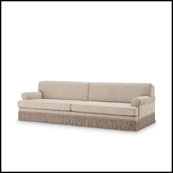 Canapé 24 - Madison - Madison sofa in beige with Eichholtz branding - Pacific Compagnie.