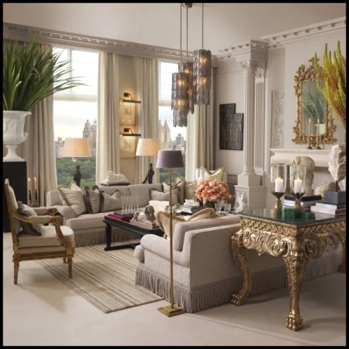 Canapé 24 - Madison - Beige sofa with plywood frame - Pacific Compagnie.