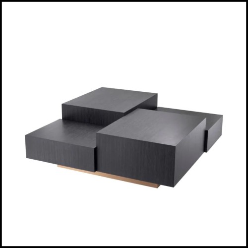 Table basse 24 - Nérone, noire - Pacific Compagnie.