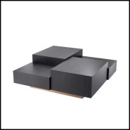 Table basse 24 - Nérone, noire - Pacific Compagnie.