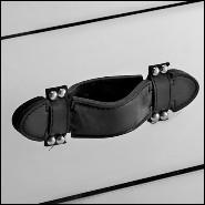 Commode HOWARD-36, en bois et  aluminium 