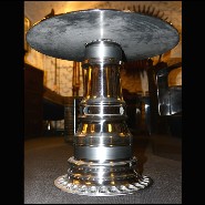 Table d'appoint PC - Boeing 747 - Boeing 747 side table with titanium gearing engine - Pacific Compagnie.