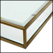 Table basse 24 - Tortona L - Effet béton - Pacific Compagnie.