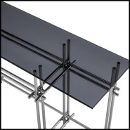 Console 24 - Quinn Steel | Console Table Eichholtz - Quinn Steel - Luxurious console table in Quinn Steel finish - Pacific Compa
