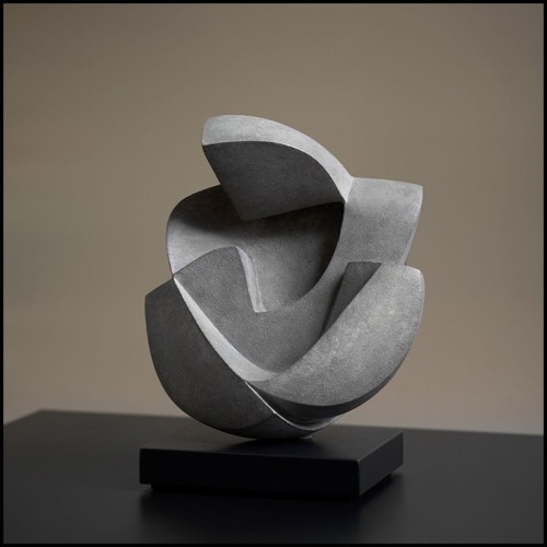 Sculpture 190 - Unconditional Love XS Bronze Gris - Objet d'art - Pacific Compagnie.