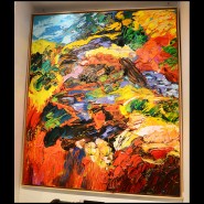 Peinture PC - Mon Vexor - ALT text: Vibrant landscape scene in "Mon Vexor" series, ideal for modern living rooms - Pacific Compa
