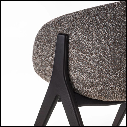 Chaise 163 - Oprah Ash Dark - Ash wood chair with dark gray accents - Pacific Compagnie.