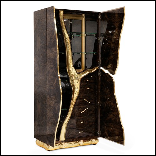 Armoire 145 - Paradise Walnut - Intérieure - Pacific Compagnie.