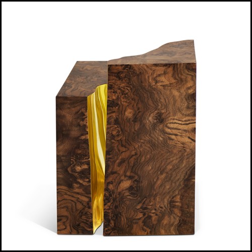 Table d'appoint 145 - Paradise Walnut - Moderne - Pacific Compagnie.