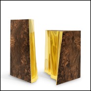 Table d'appoint 145 - Paradise Walnut - Design - Pacific Compagnie.