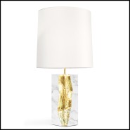 Lampe 145 - Paradise White Marble - Marbre - Pacific Compagnie.
