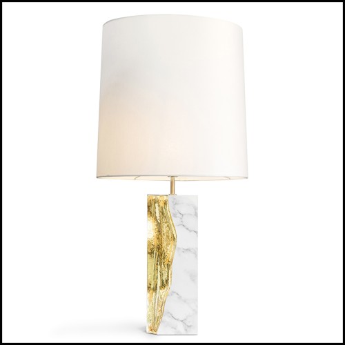 Lampe 145 - Paradise White Marble - Salon - Pacific Compagnie.