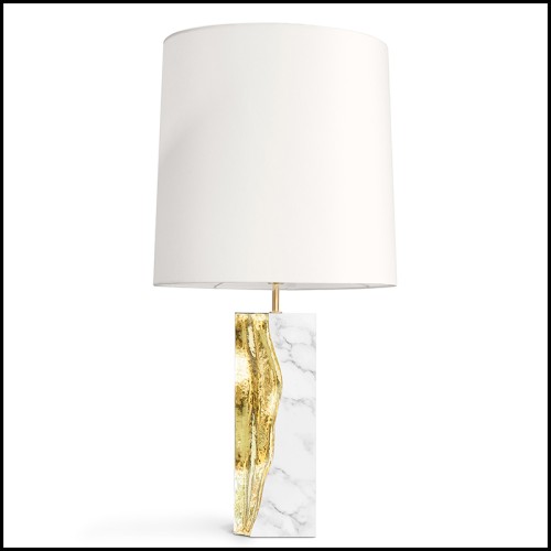 Lampe 145 - Paradise White Marble - Table - Pacific Compagnie.