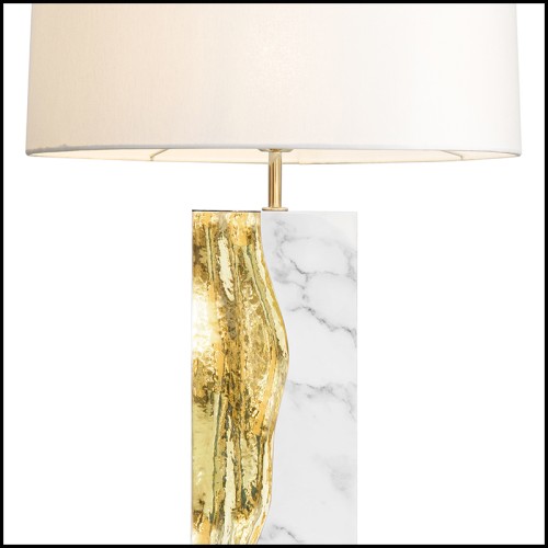 Lampe 145 - Paradise White Marble - Design - Pacific Compagnie.