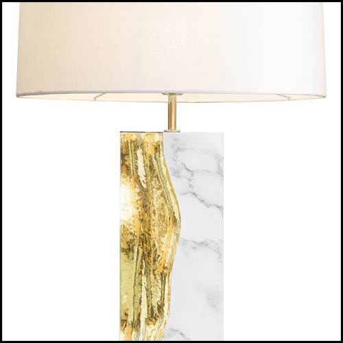 Table Lamp 145-Paradise White Marble