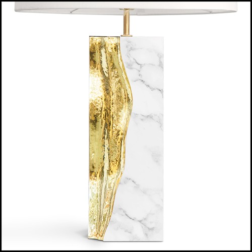 Table Lamp 145-Paradise White Marble