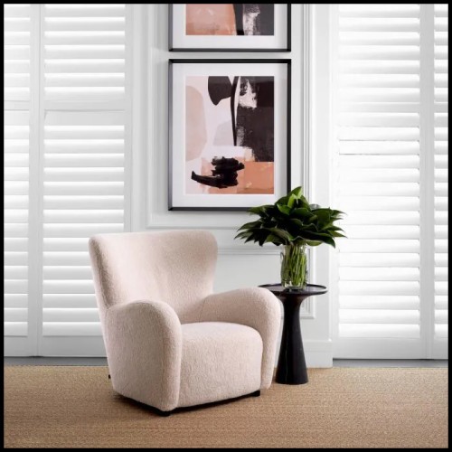 Table d'Appoint 24 - Pompano low black moderne - Pacific Compagnie.