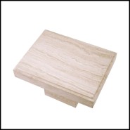 Table d'Appoint 24 - Sartoria cuir - Pacific Compagnie.