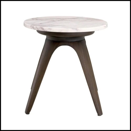 Table d'appoint 24 - Borre ronde salon - Pacific Compagnie.