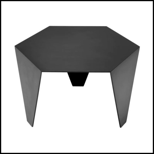 Table d'Appoint 24 - Metro Chic black métal - Pacific Compagnie.
